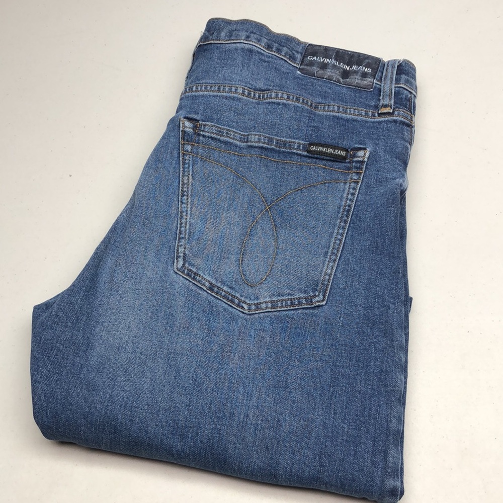 MENS CALVIN KLEIN STRAIGHT JEANS 36x32 ⭐️